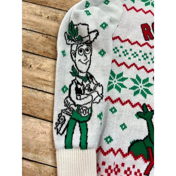 Disney Toy Story Pixar Rex Ugly Christmas Sweater Size 4T - Picture 4 of 9